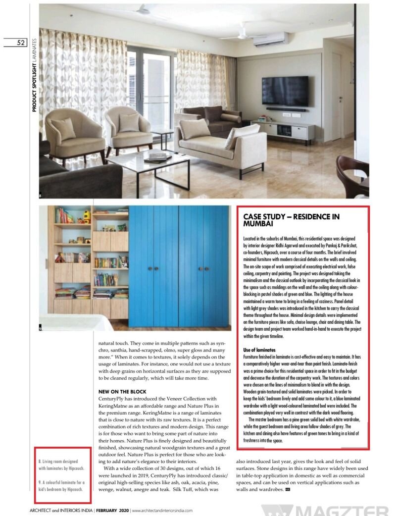 Case Study Residence in Mumbai by Hipcouch — Hipcouch Complete