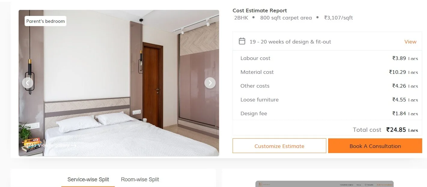 Calculate Interior Design Costs using the Most Advanced Interior Design