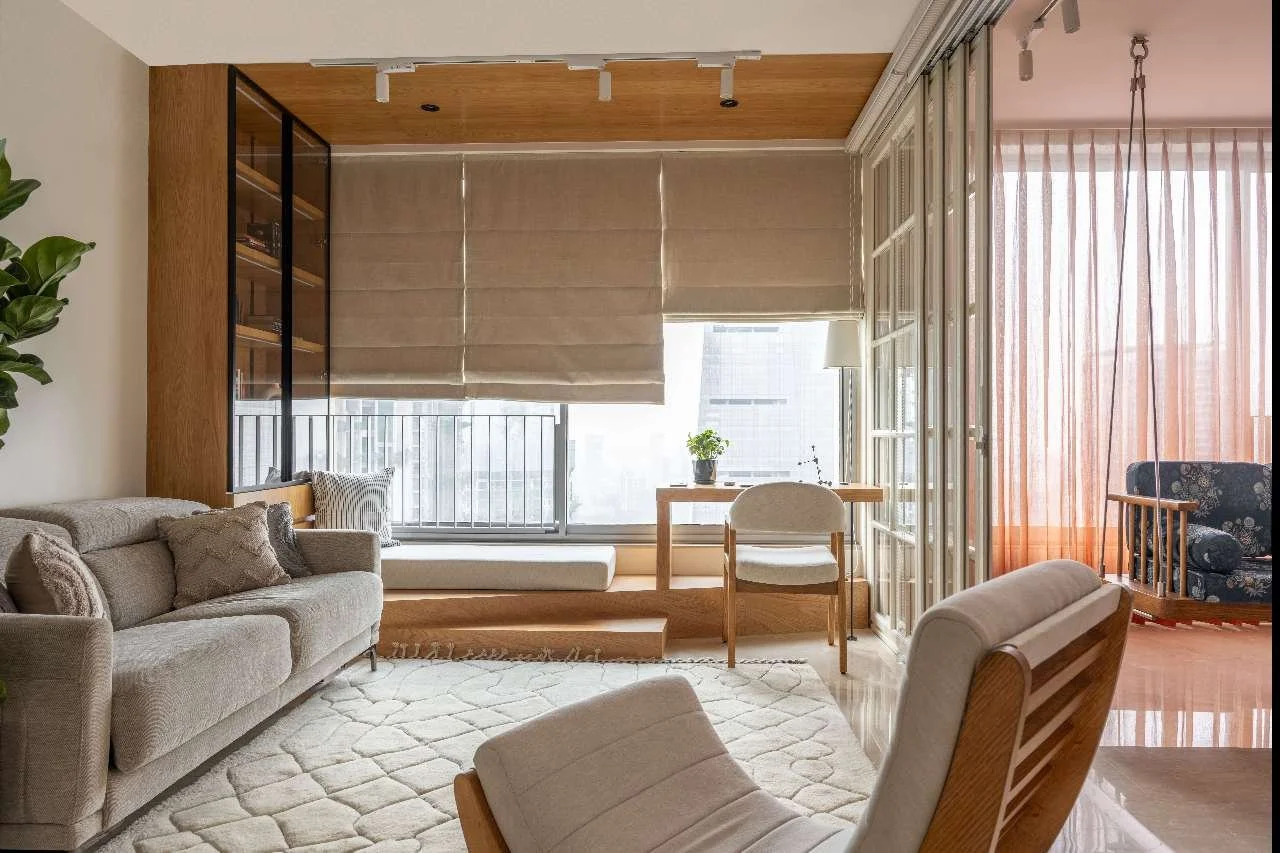 Innovative Ways to Zone Modern Living Room Interior with Partitions