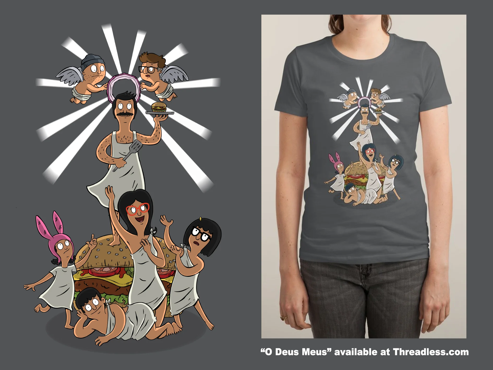 Bob's Burgers T-shirt design.