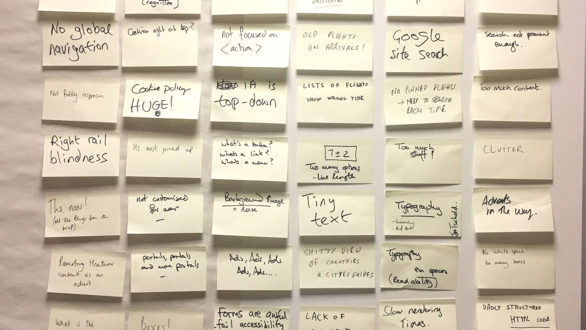 Usability fixes