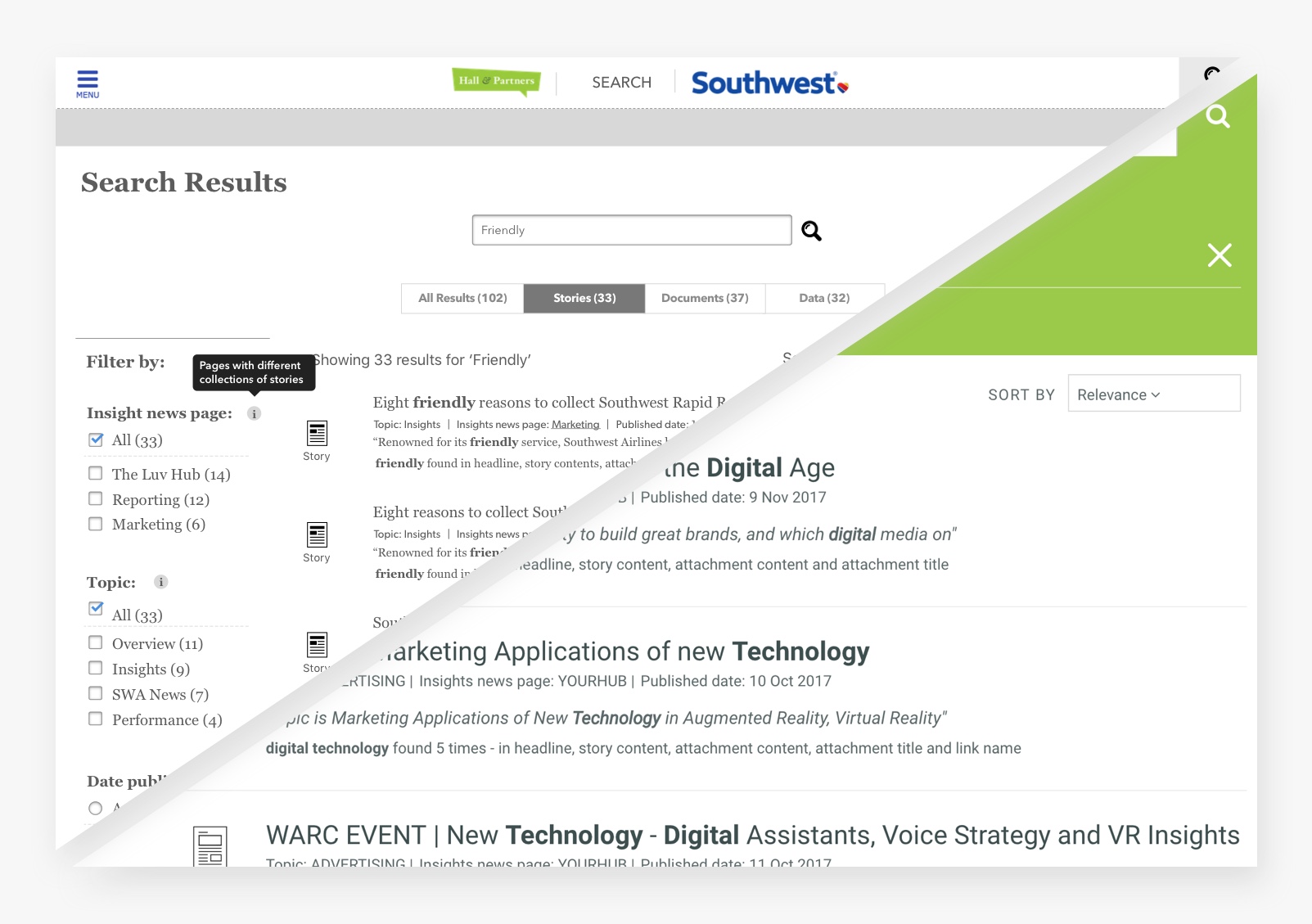 Wireframes vs. Final design