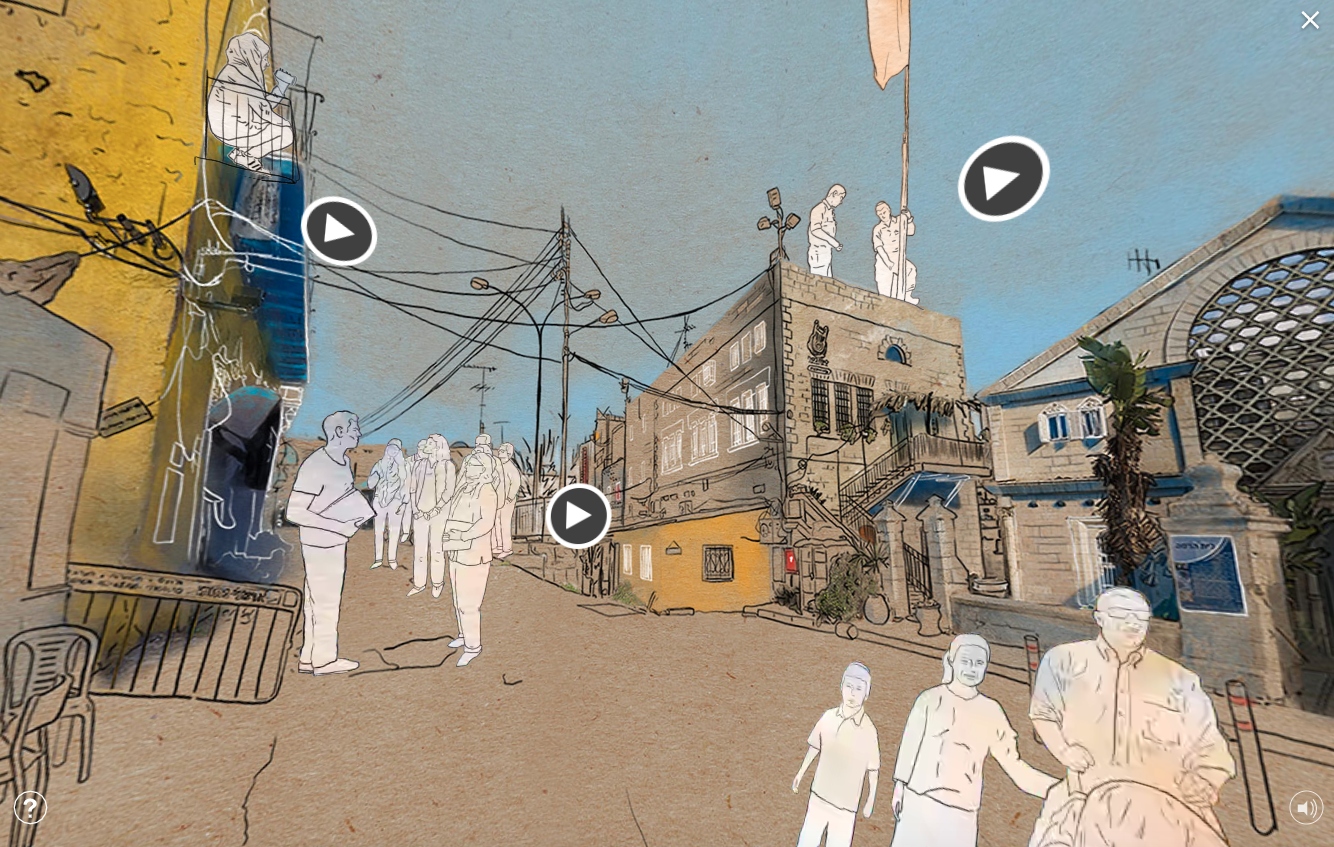 A scene from Hebron: One Street, Two Sides , BBC Taster 2019