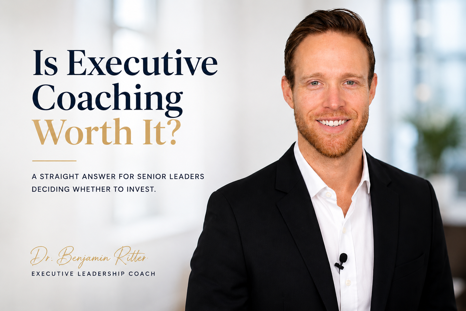 Is Executive Coaching Worth It?