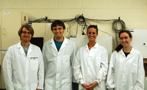 Dr. Bloom, Ryan, Brenna & Caroline trying not to laugh.-2014