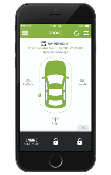 phone app screen sample