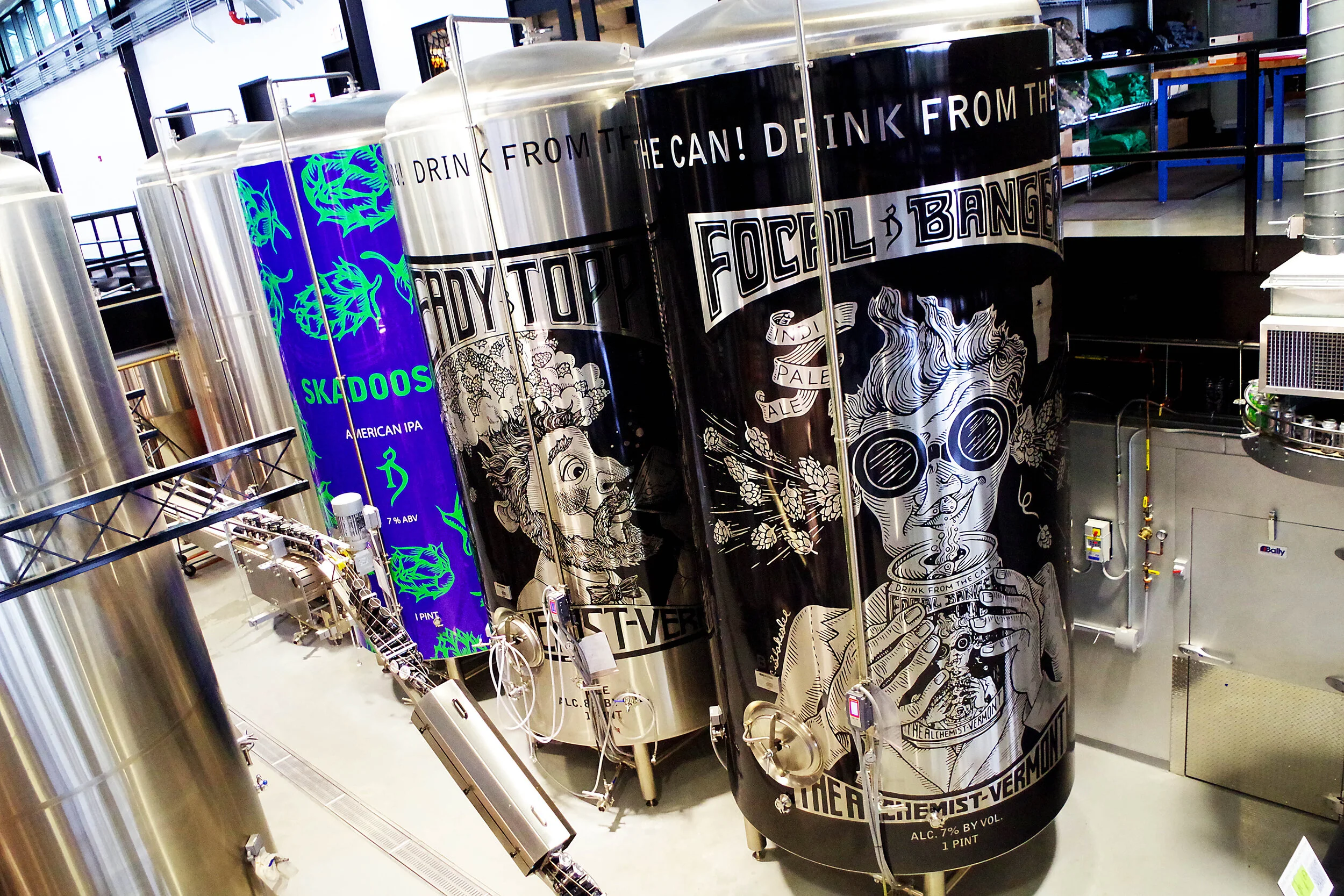 Alchemist holding tanks