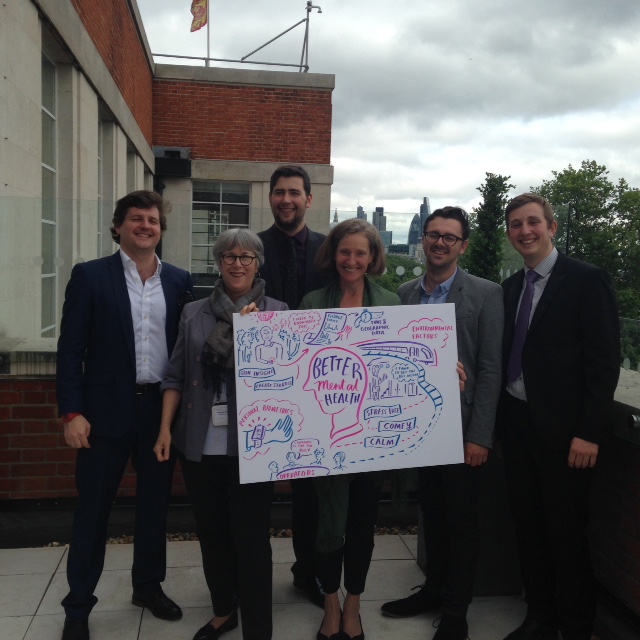 Deborah and Lisa with Thales team co -collaborators and winners of Collaboration Award at Cambridge Wireless Innovation Showcase.