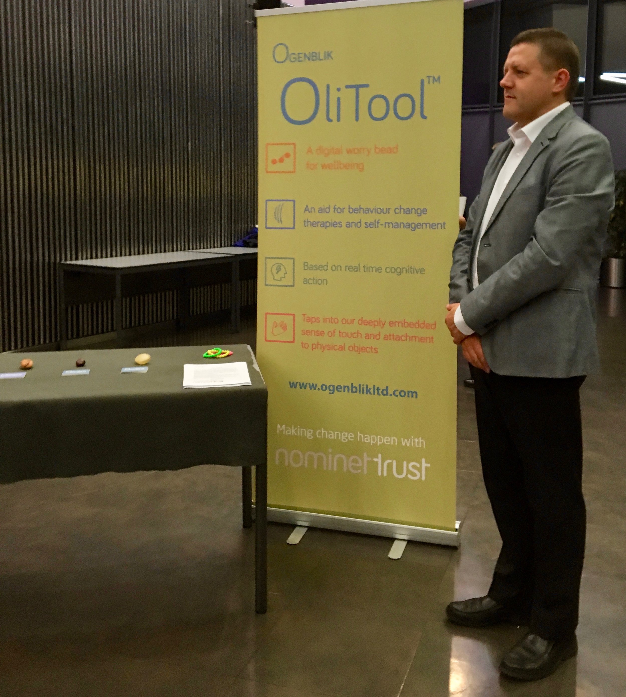 Lawrence Archard for Ogenblik at IOT Meetup Showcase London City Hall