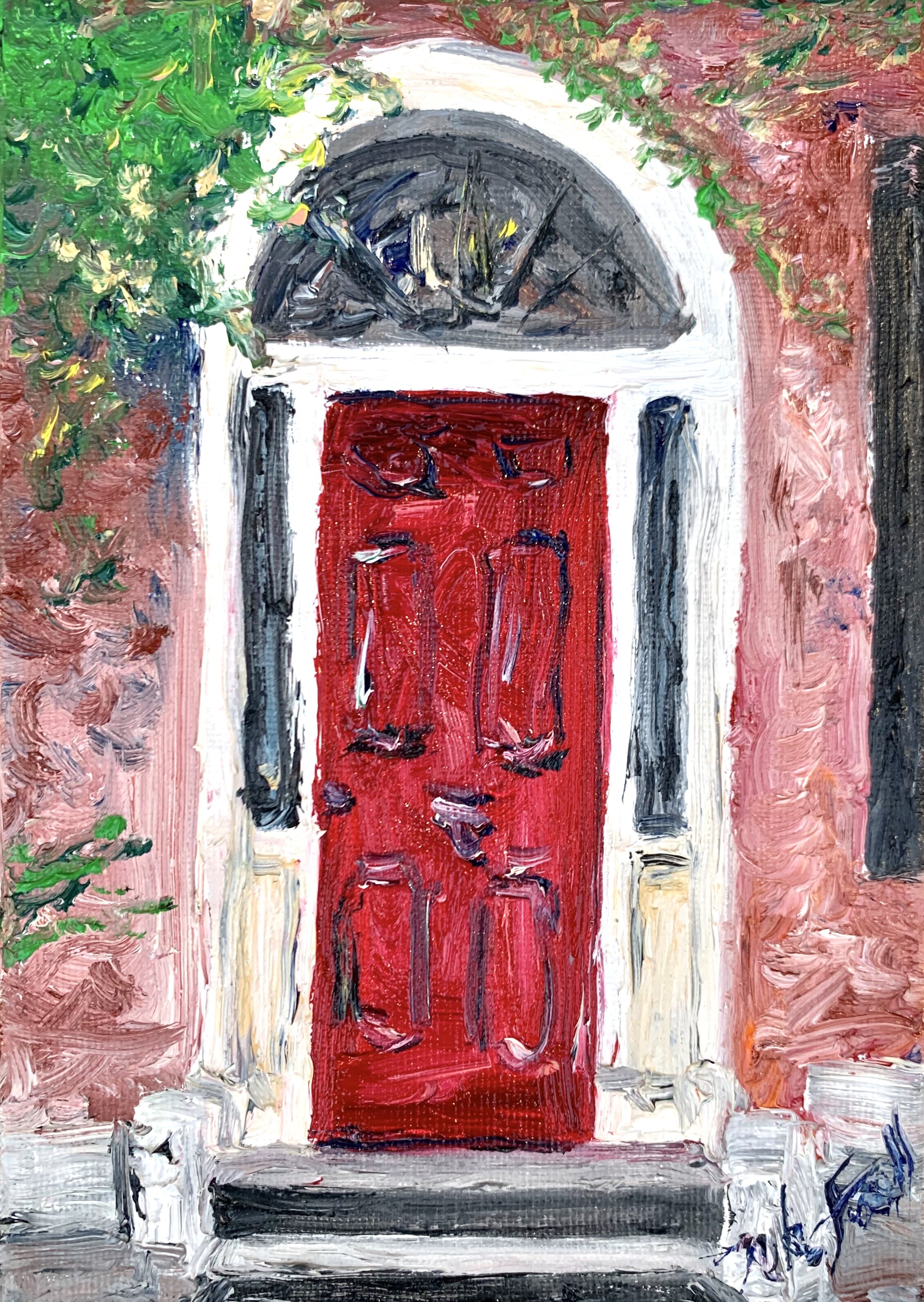 Beacon Hill Red Door