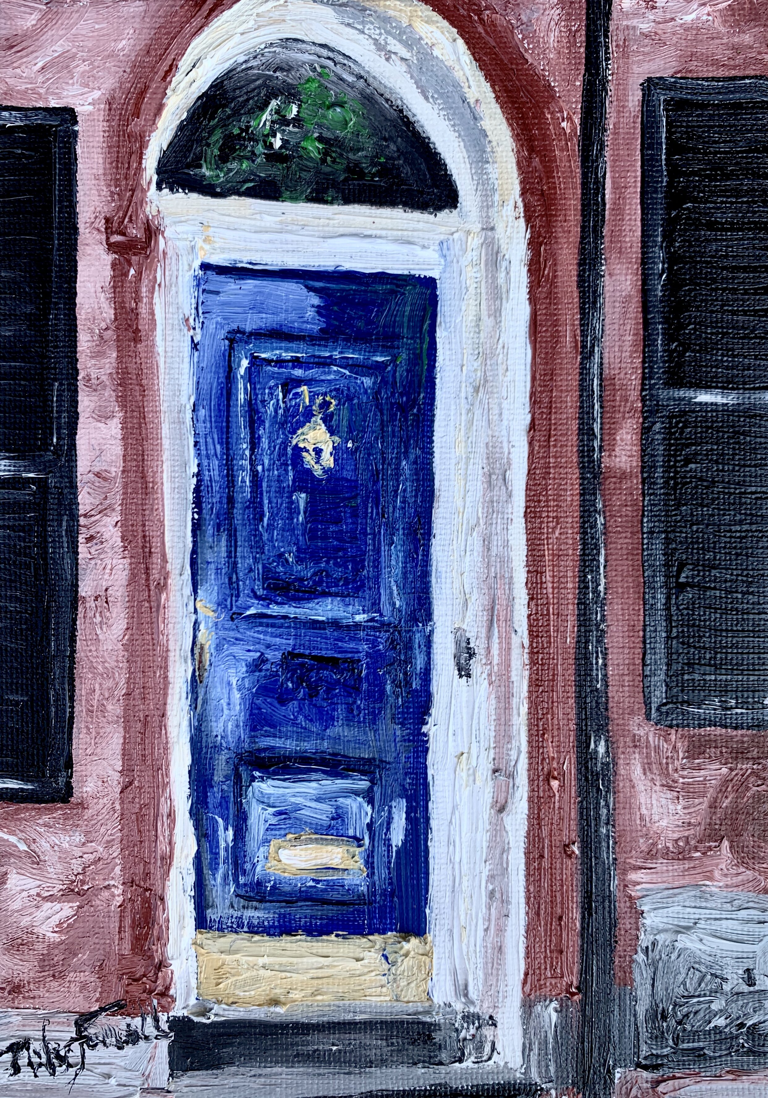 Beacon Hill Blue Door