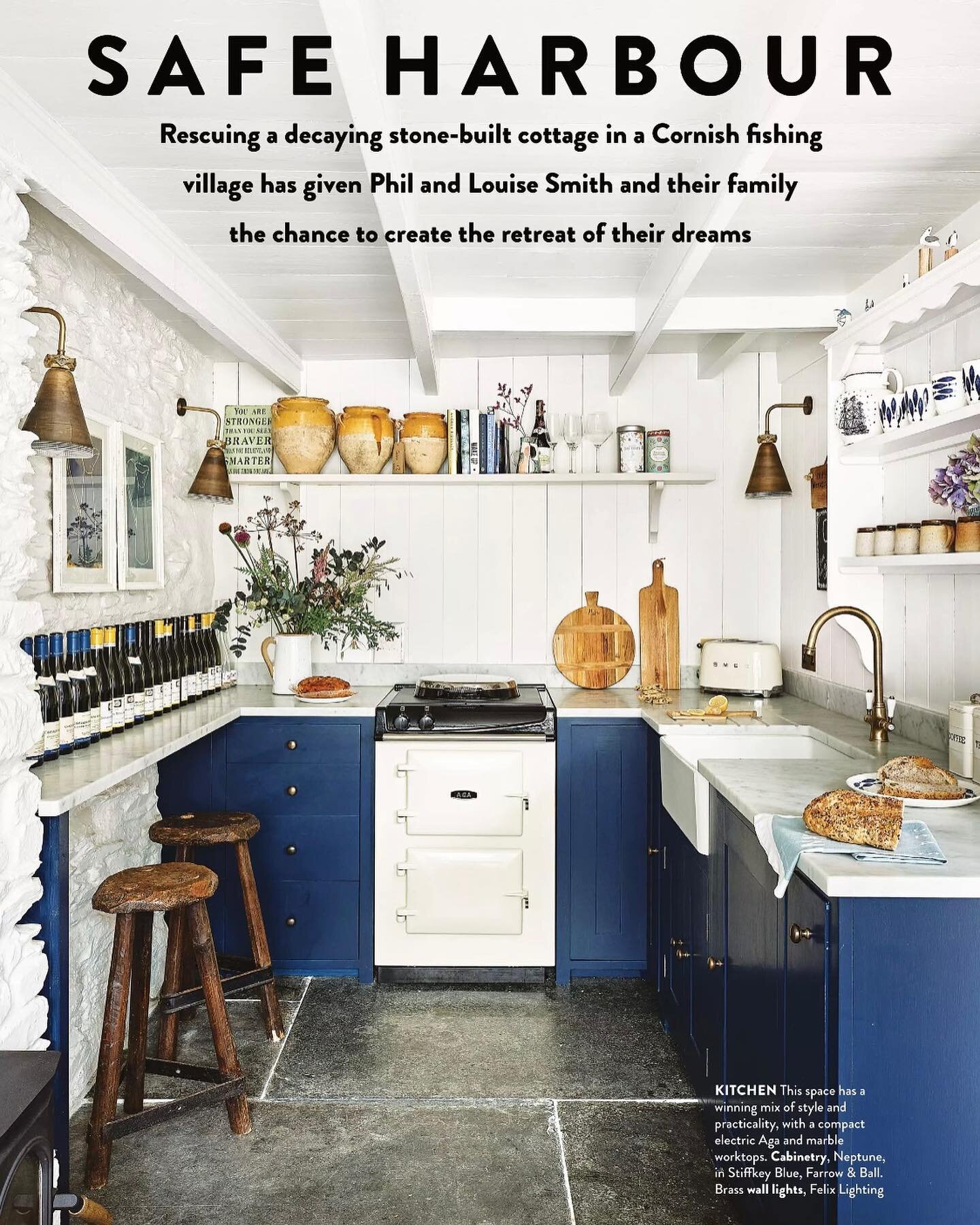 Latest editorial for @countryhomesmag. I loved working on this coastal hideaway style page.

#cornishcottage #westisbest #portissac #coastalinteriors #coastalstyle