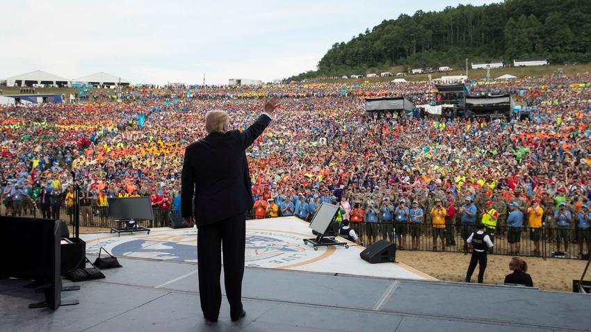 "Despite that Trump rally, Scouting is about citizenship and togetherness," July 2017.