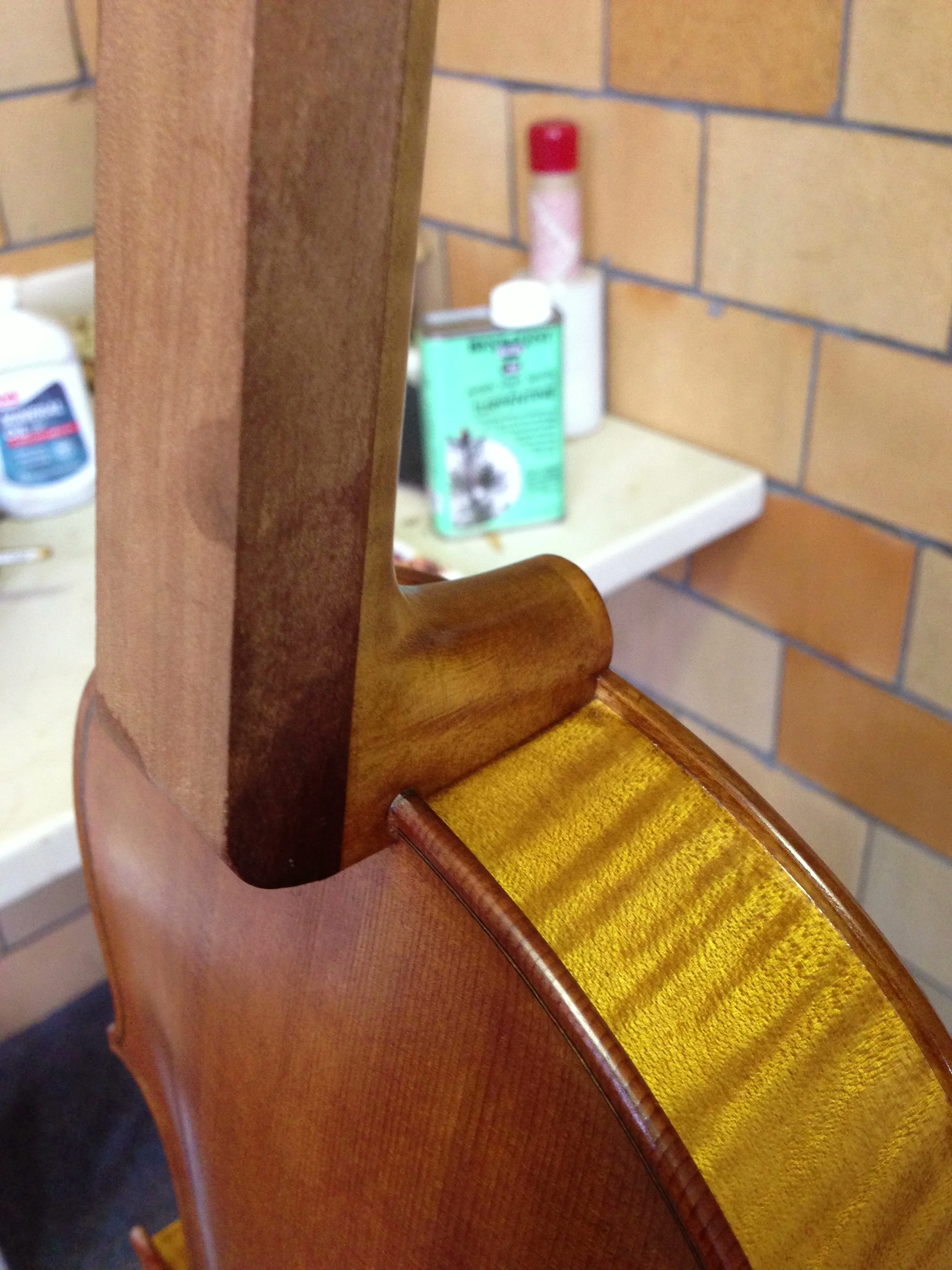 No. 4 - Applying the ground varnish