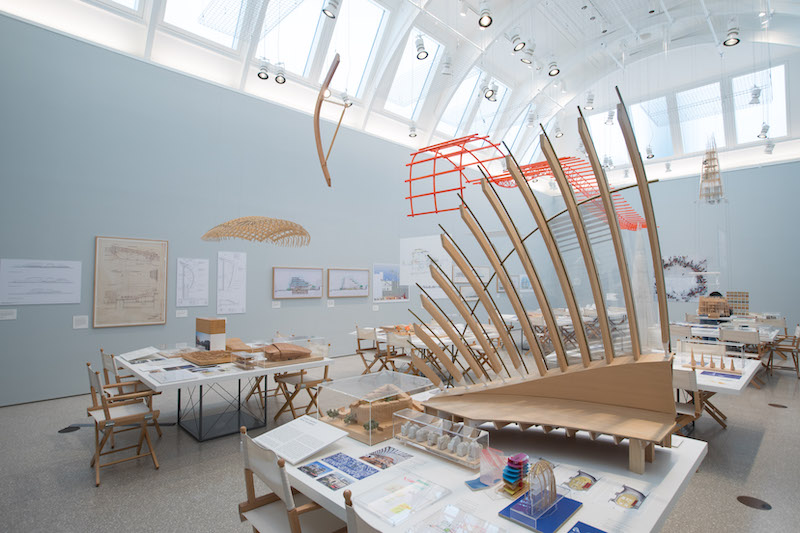 Renzo Piano: The Art of Making Buildings  installation view, 2018. Photo: David Parry.