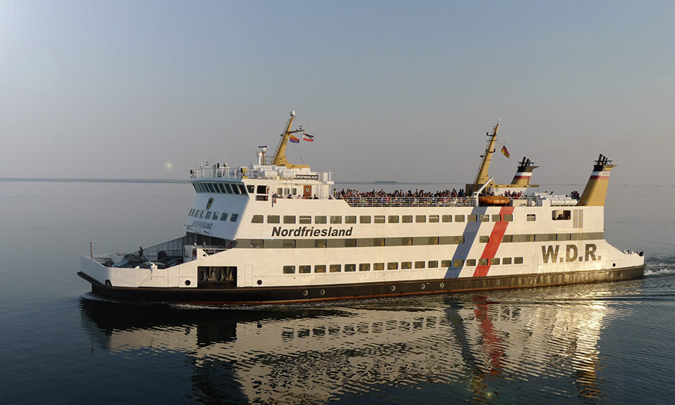 Your holiday and relaxation start as soon as you get on the ferry.