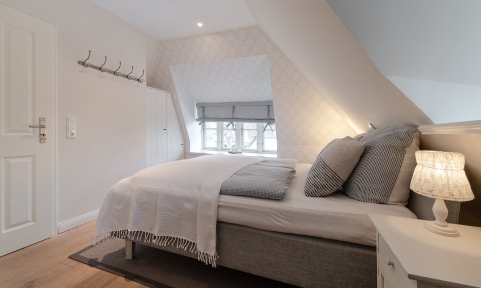 Herrlich wohnliche Schlafzimmer mit skandinavischem  Flair
