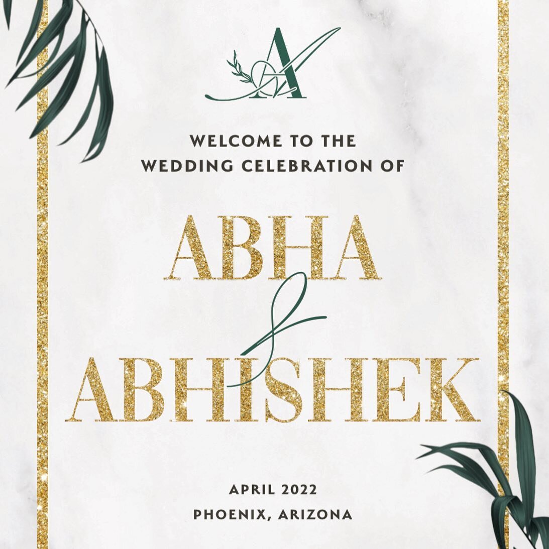 Happy wedding weekend Abha &amp; Abhishek!!!
@eventsbyvaishali @partywithluxe #abhashek 

.
.
.
.
. 
#weddingstationery #arizona #desertwedding 
#invitations #weddinginvitations #design #graphicdesign #stationery #weddingstationery #customdesign #bri
