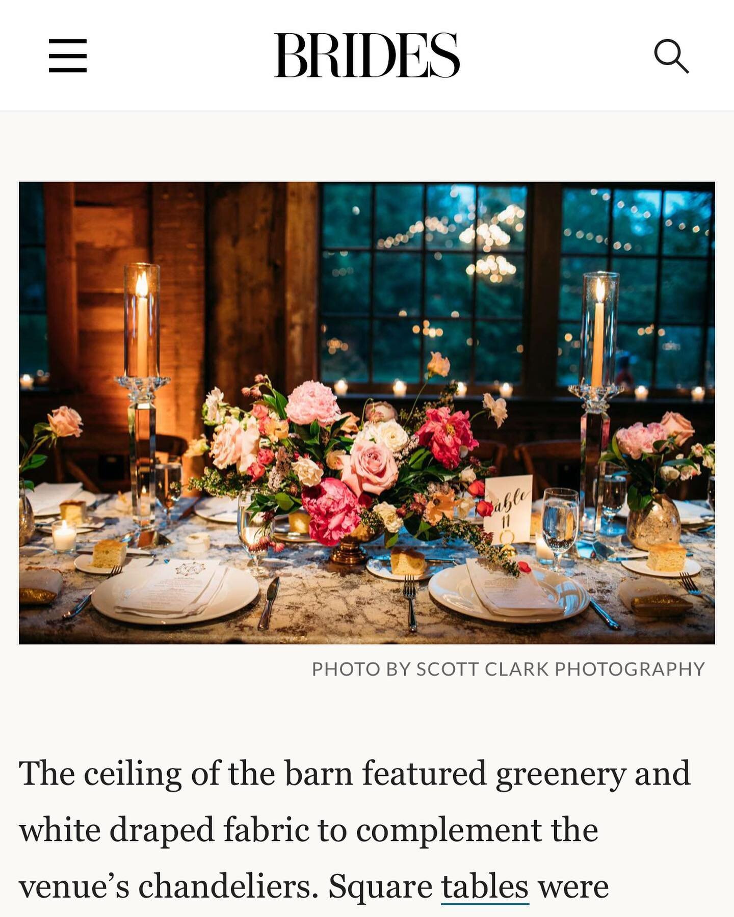 When you get a tiny feature in 
@brides magazine! Check out the article and see the stunningness of @mshantib and Rohan&rsquo;s wedding for yourself!
@amv_weddings @scottclarkphoto @thesistersofcedarlakes