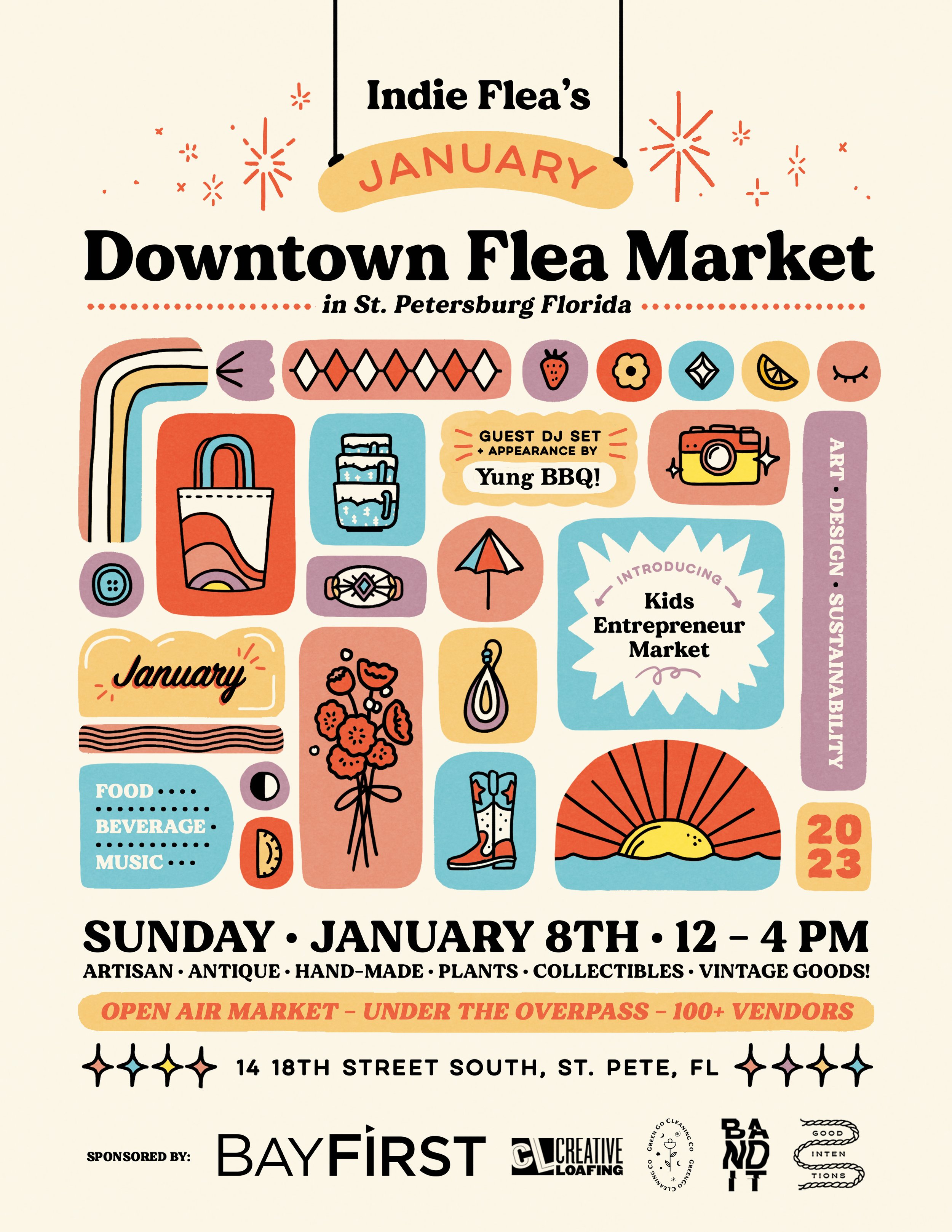 St. Pete Downtown Flea January