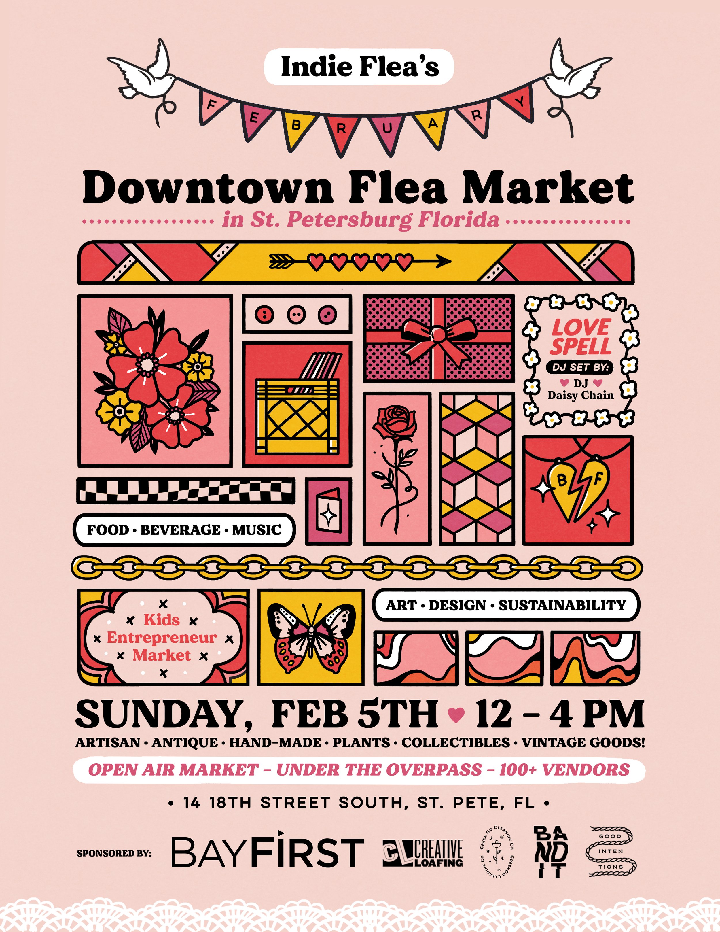 St. Pete Downtown Flea February