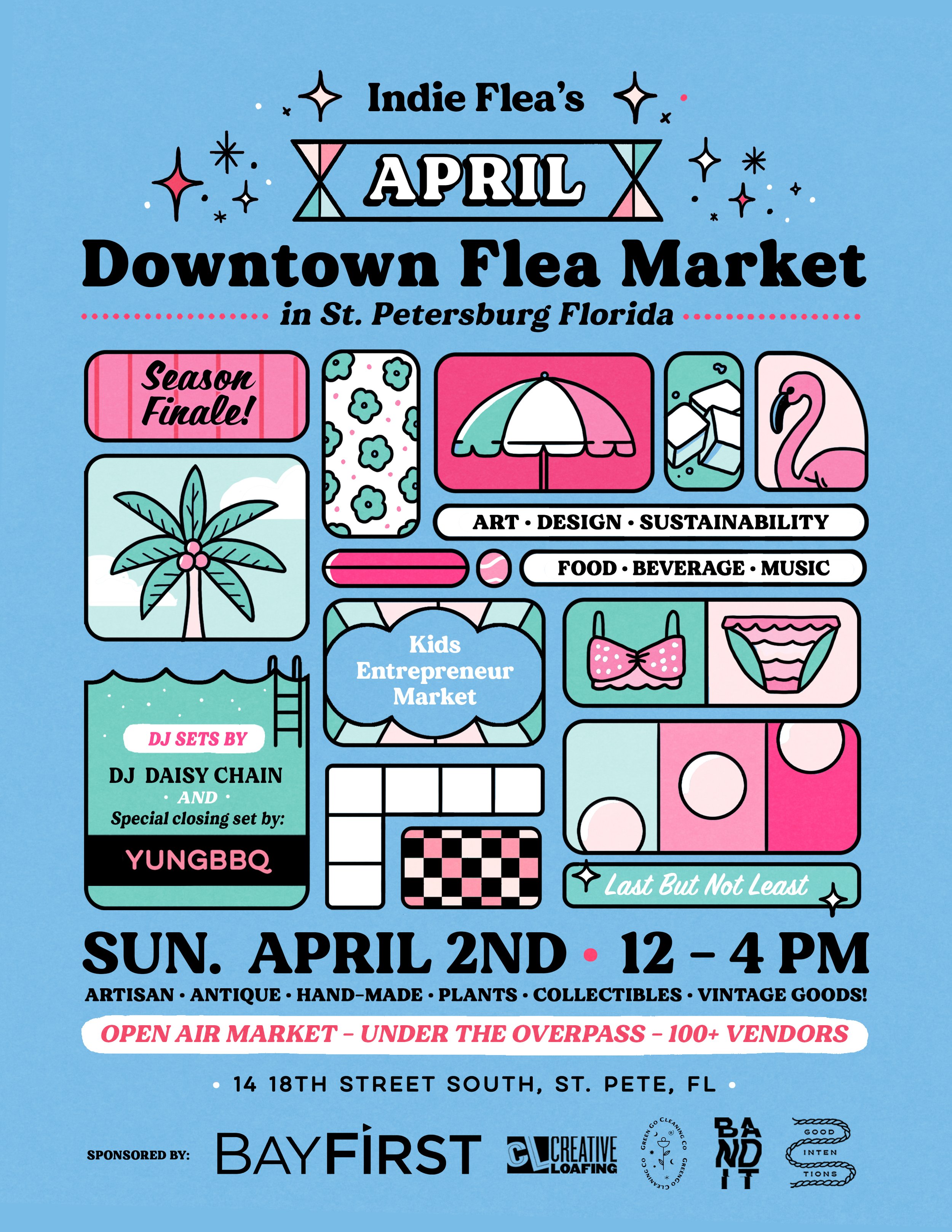 St. Pete Downtown Flea April