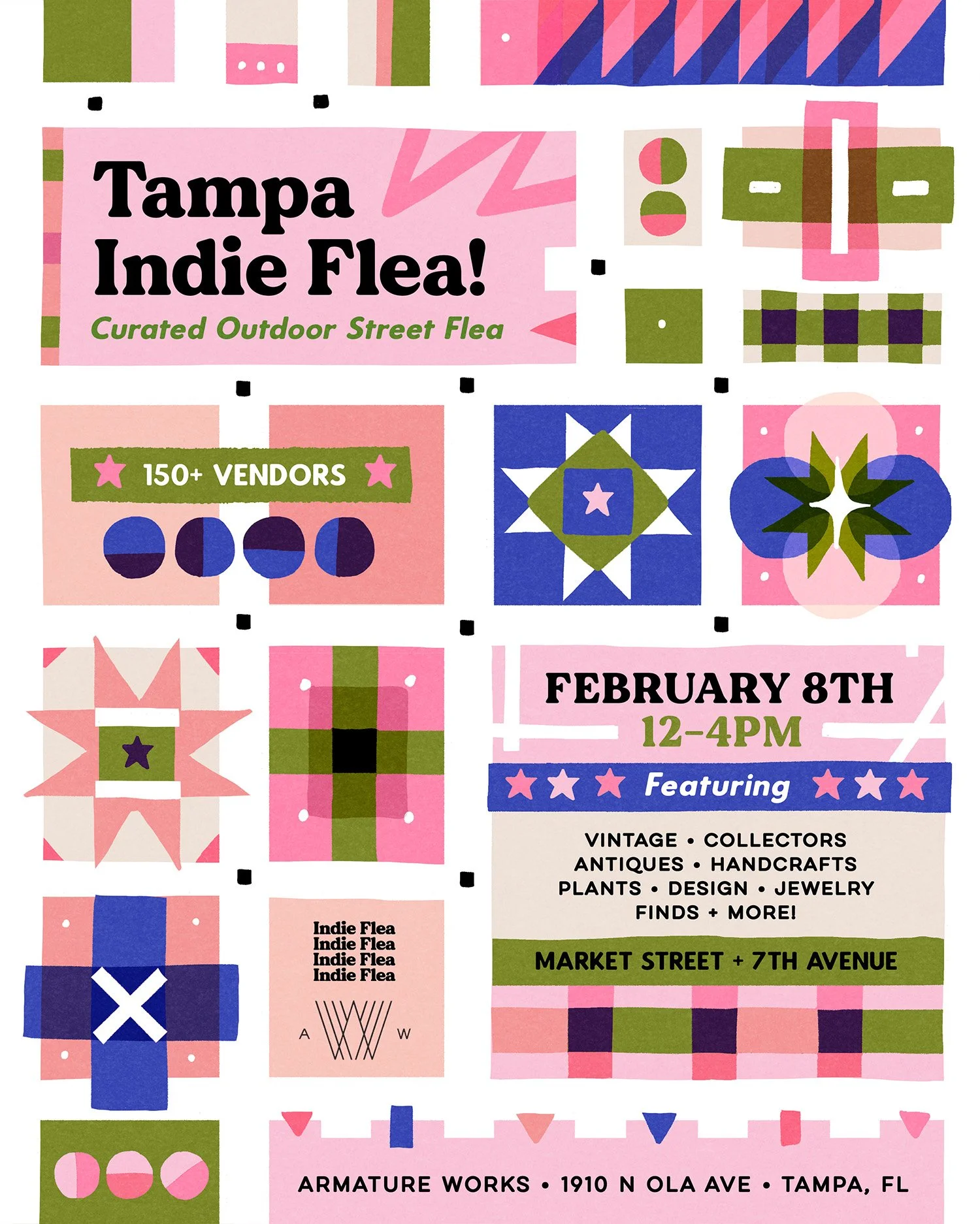 Tampa Indie Flea at Armature Works