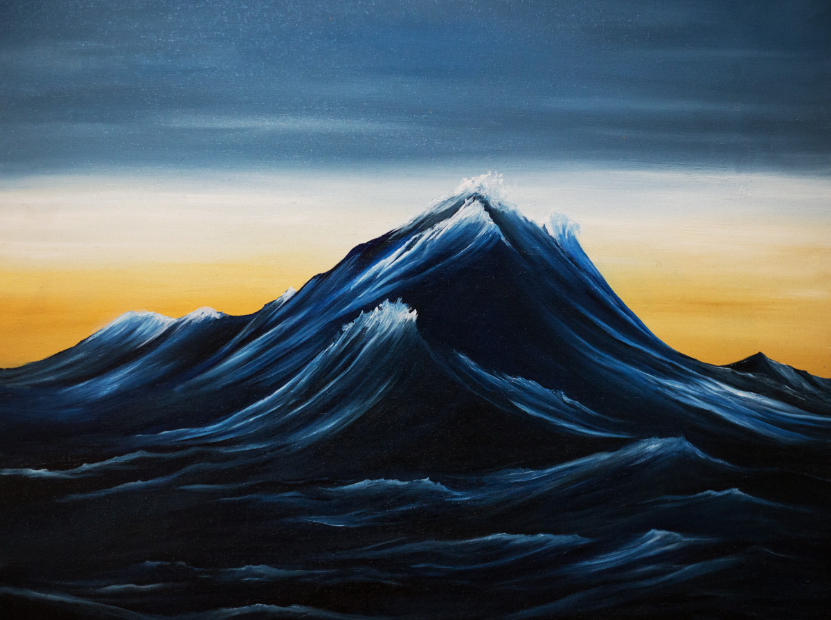 Wave/Mountain 1
