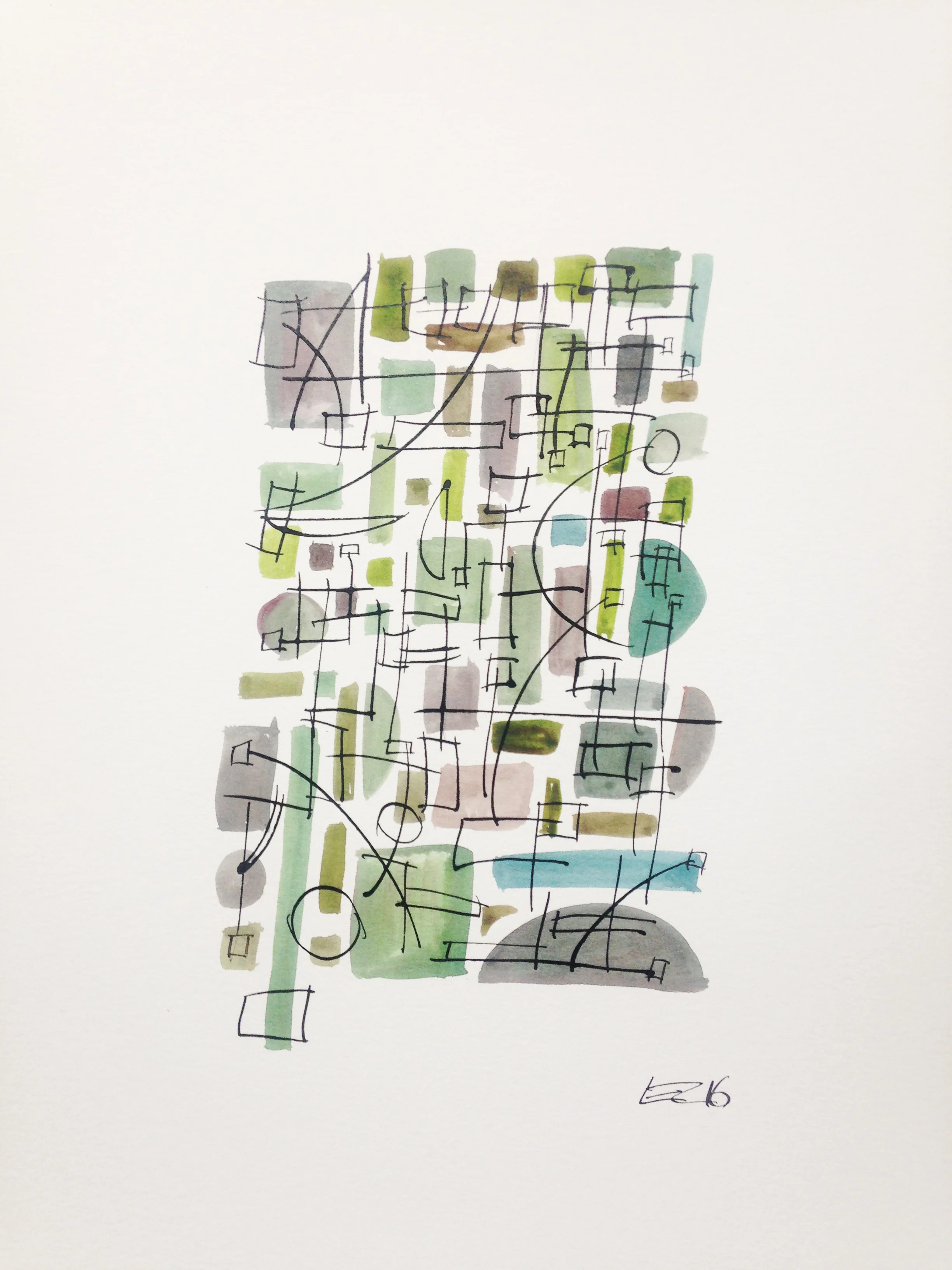 Green With Lines_11x15_ink_wc_wc.jpg
