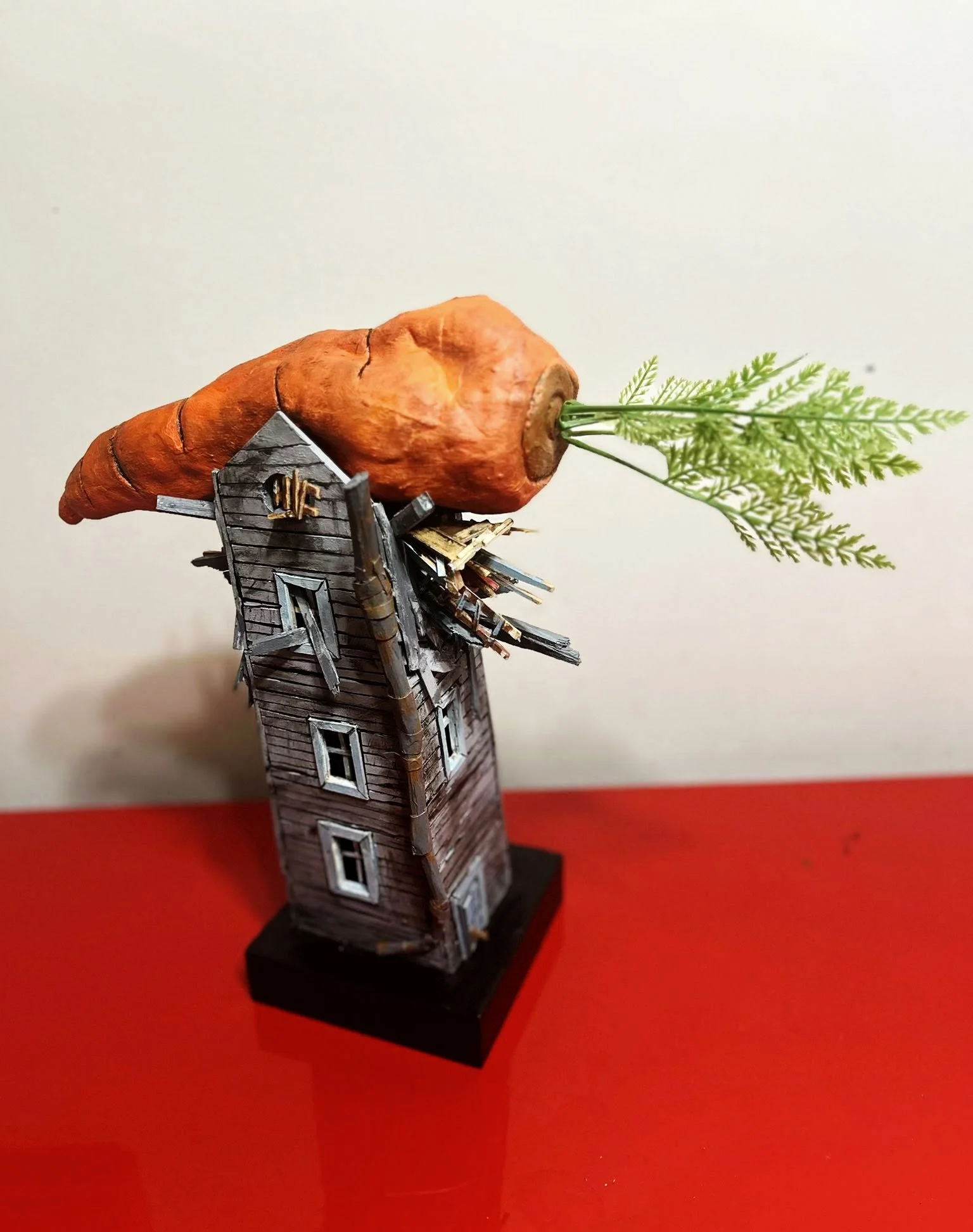 A House With A Carrot In The Roof