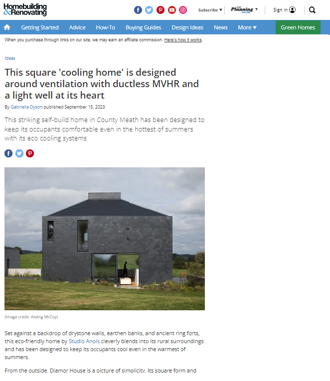 Diamor House featured in Home Building UK