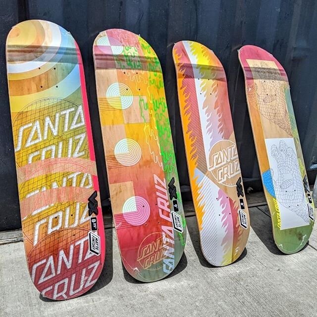 New summer line from @santacruzskateboards available at @nineoneskate 👾