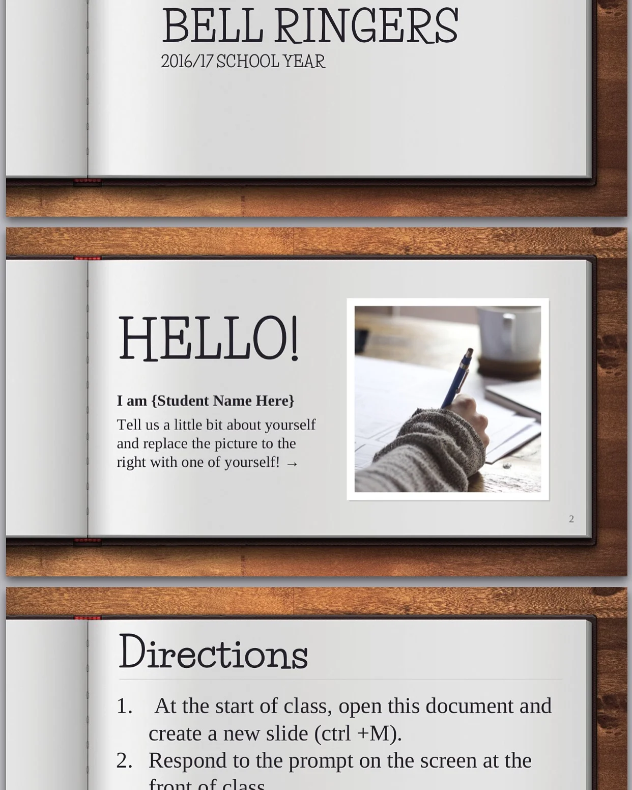 Style 1 Here is a quick sneak peek at the three different styles offered in the product. If you are making your own, you can use any style that you like! Students can even choose their own! 