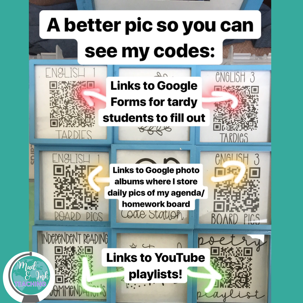 So if your school restricts , this QR code works as an