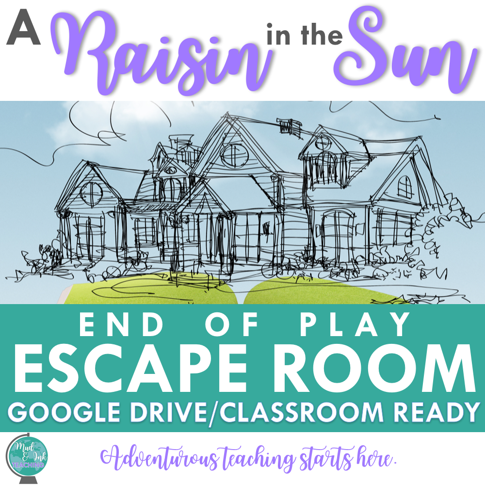 A Raisin in the Sun: End of Play Escape Room: Google Classroom Ready (Copy)