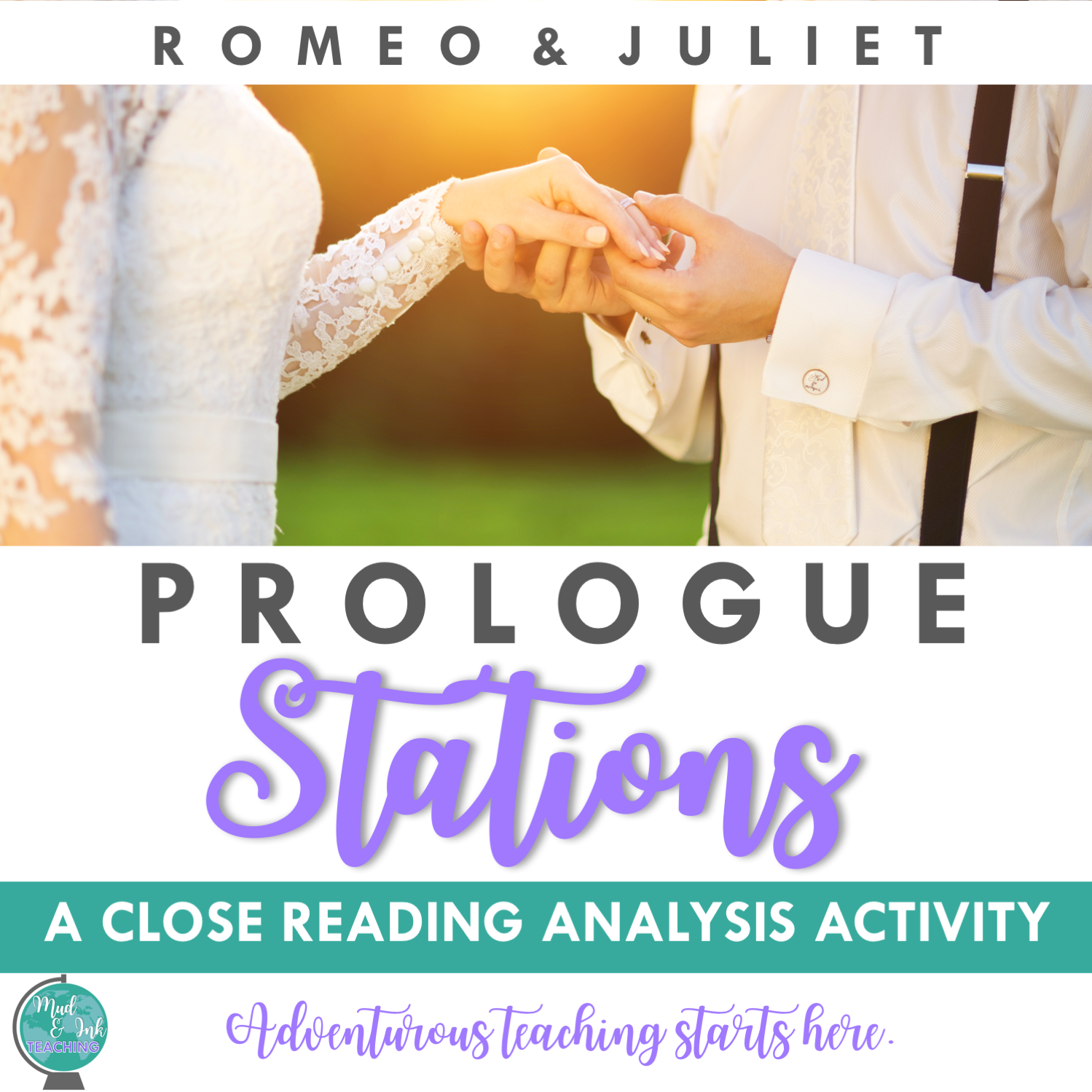 Romeo & Juliet: Prologue Stations: A close reading analysis activity (Copy)
