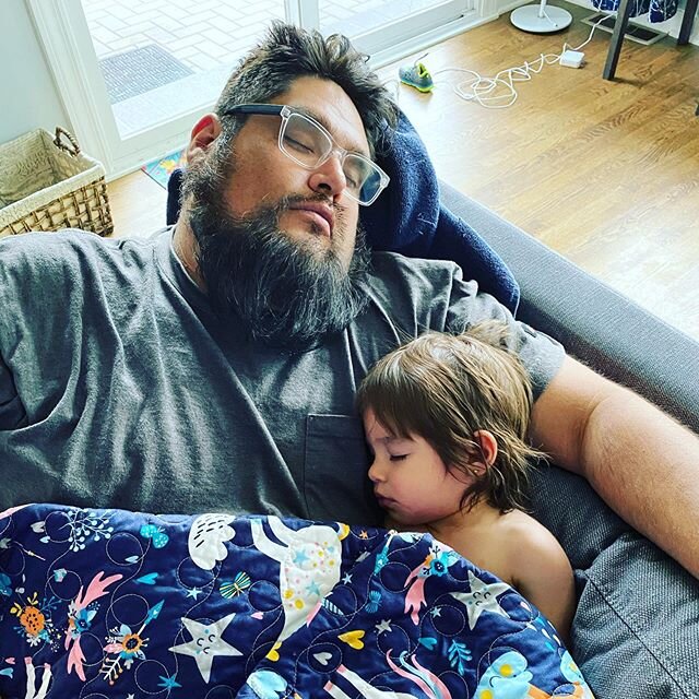 Happy Father&rsquo;s Day to an incredible husband and daddy who is clearly exhausted from a weekend of activities 😂 Let&rsquo;s be honest, we&rsquo;ve both been exhausted for two and a half years on our parenting journey, but this guy does everythin