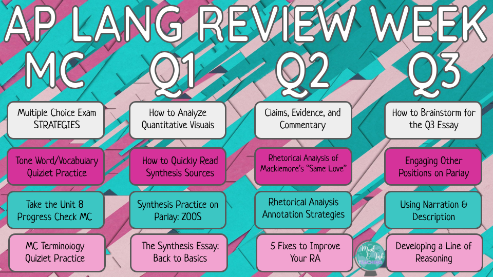 Four Review Games Activities For The AP Lang Exam Mud And Ink Teaching four-review-games-activities-for-the-ap-lang-exam-mud-and-ink-teaching