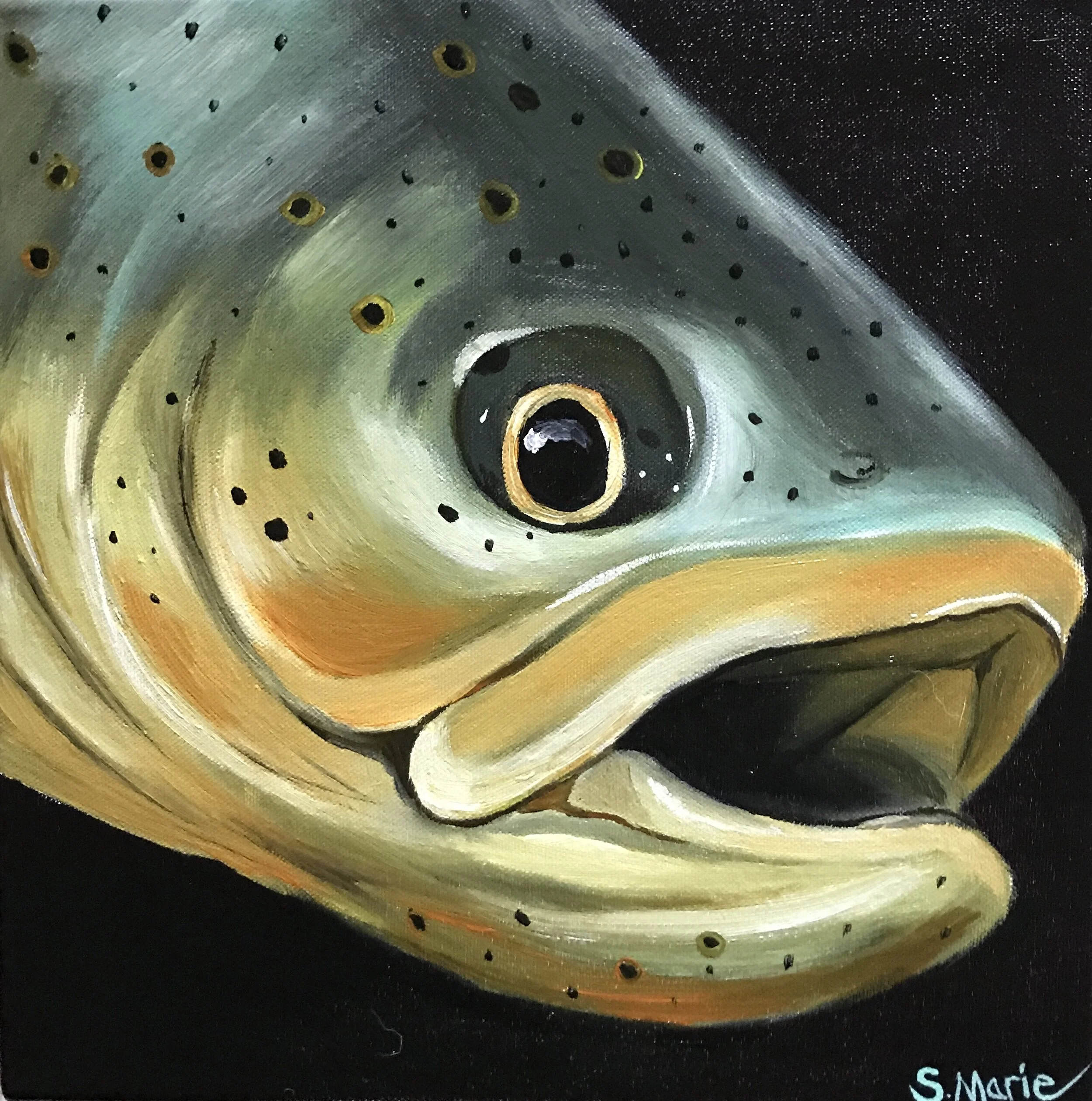  12x12 ORIGINAL Acrylic on canvas   *SOLD  