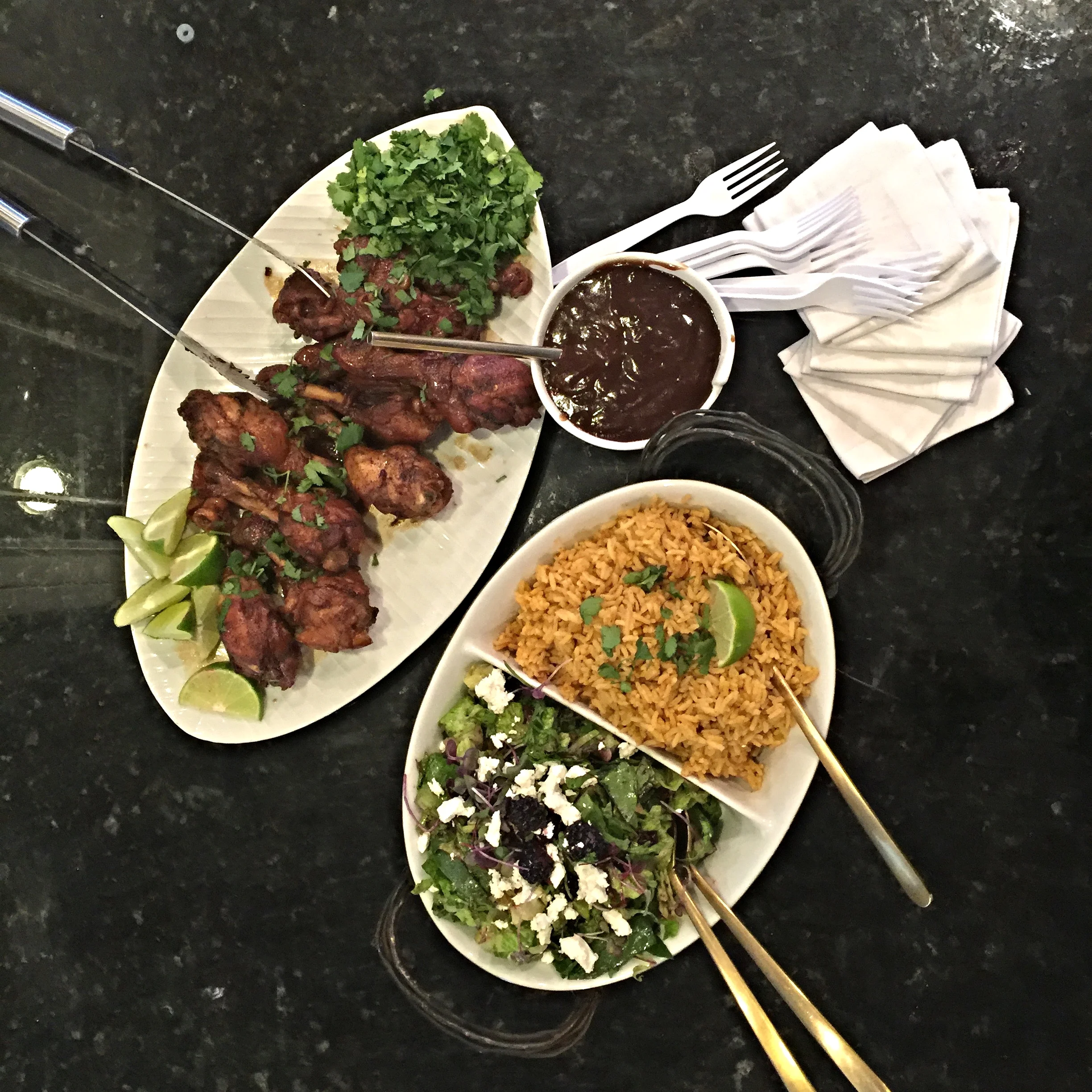 Giada de Laurentiis Chicken Adobo Dinner by Mom in Mascara