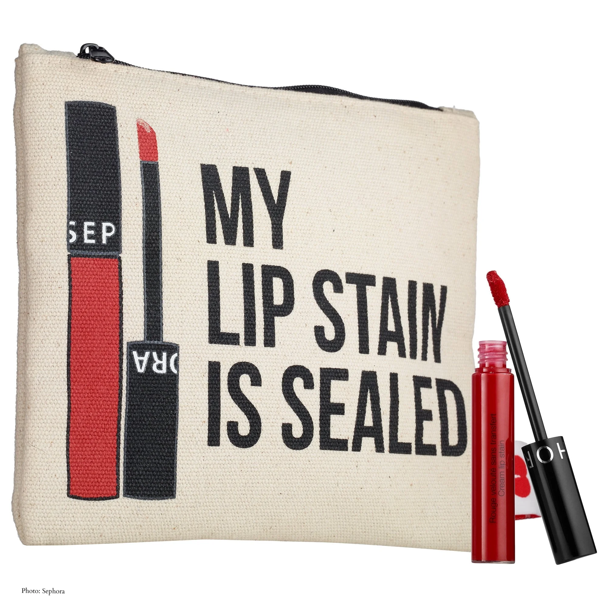 My Lip Stain Is Sealed, I Said Never