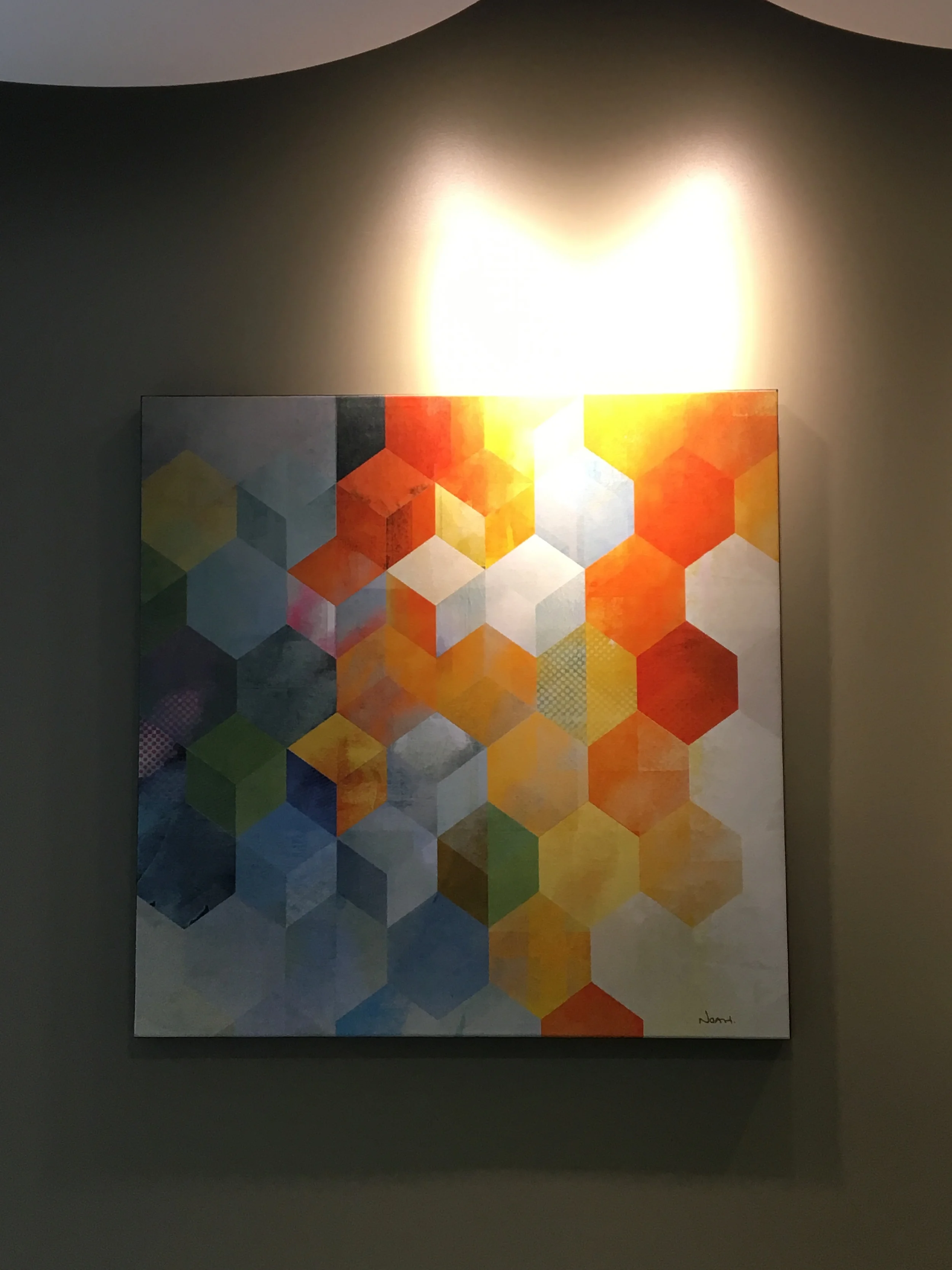 Cubitz I By Noah Li-Leger, Stretched Canvas Print