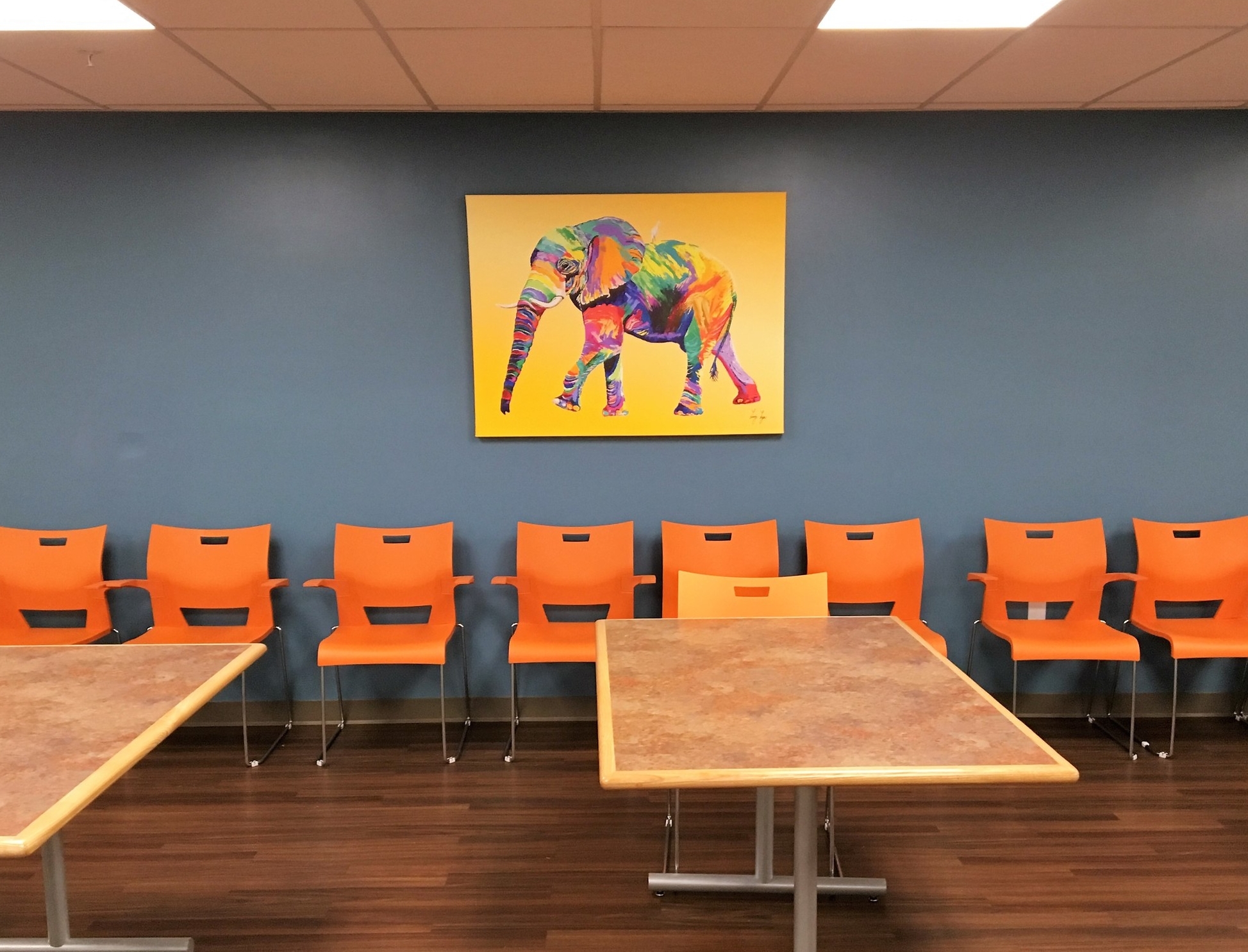 Cafeteria Art called The Ride by Linzi Lynn on Gallery Wrapped Canvas