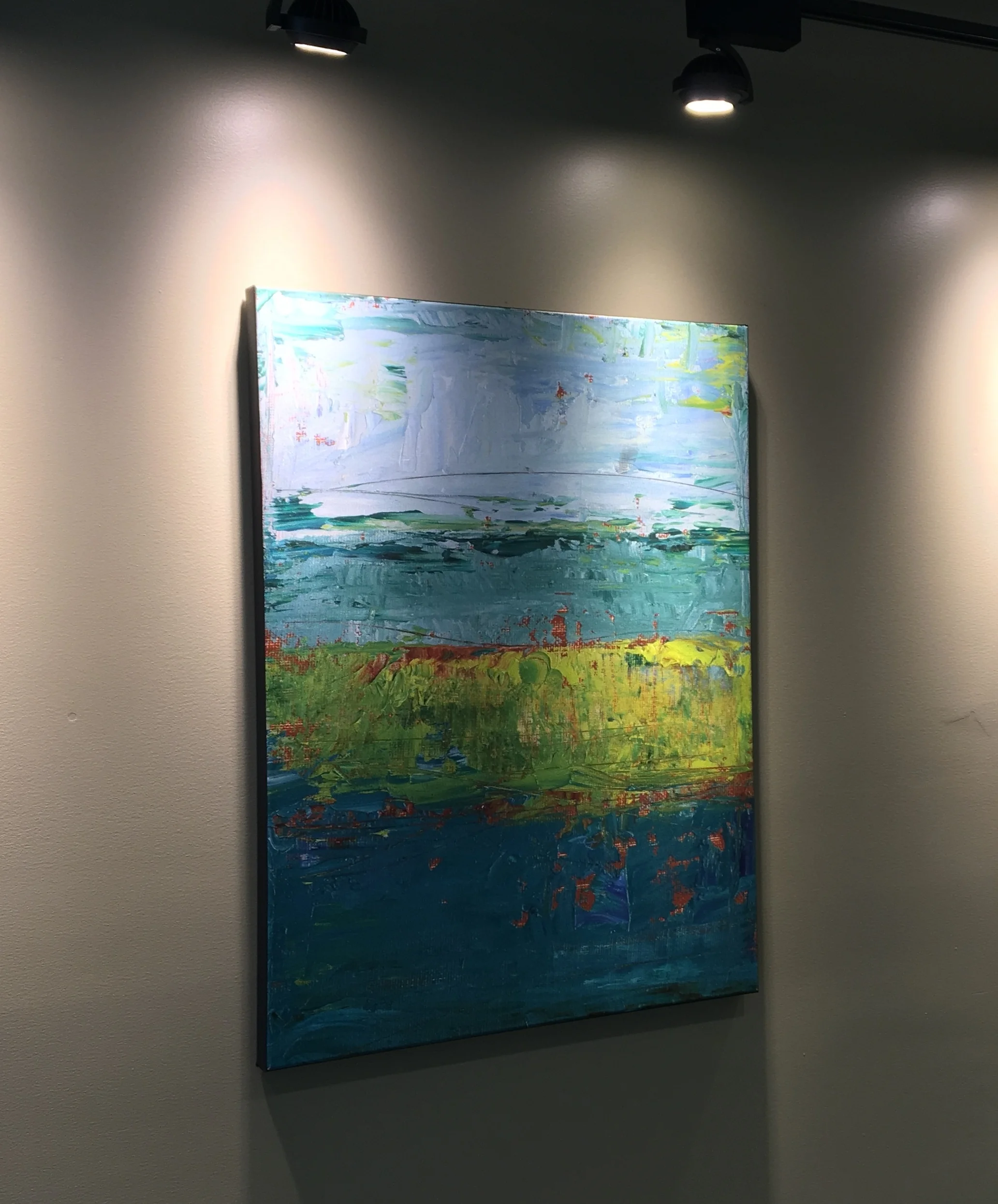 Lemon Lime II By Ethan Harper on Canvas Transfer