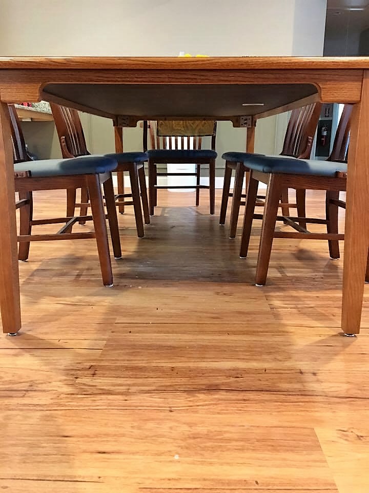 Wild Cherry Laminate Top Table with ADA Apron