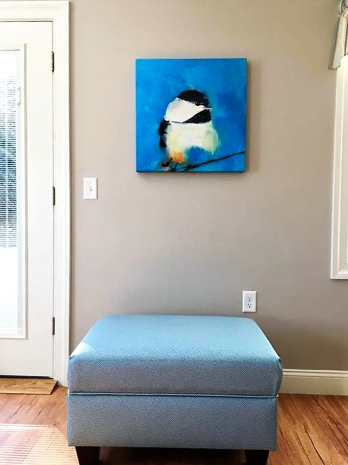 Connections Storage Ottoman in Silvertex Taupe Vinyl