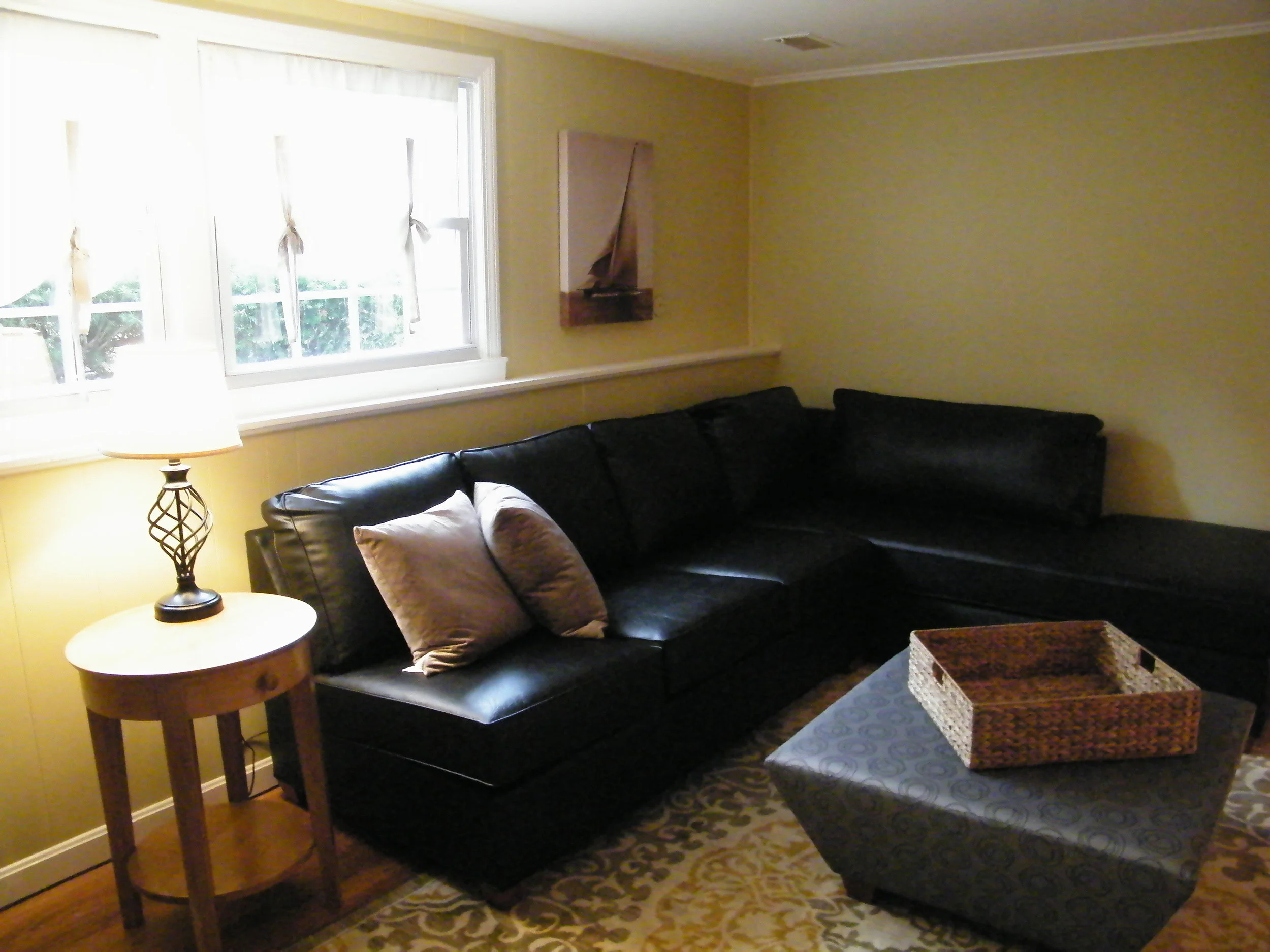 Atlantic Sectional in Roman Vinyl