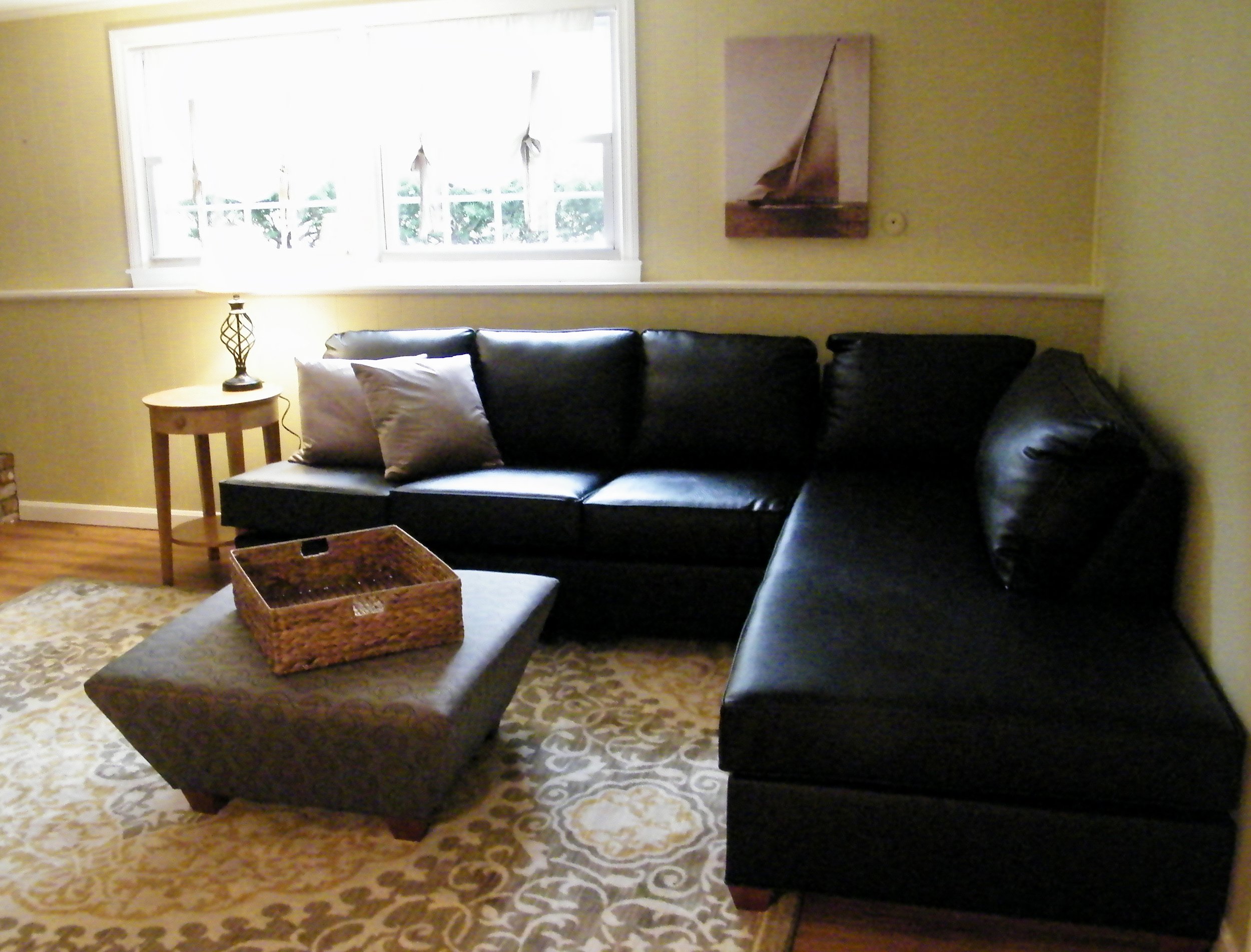 Atlantic Sectional with Mecca Ottoman