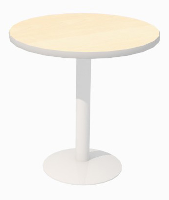 30 Round Laminate Counter Height Table with Disc Base