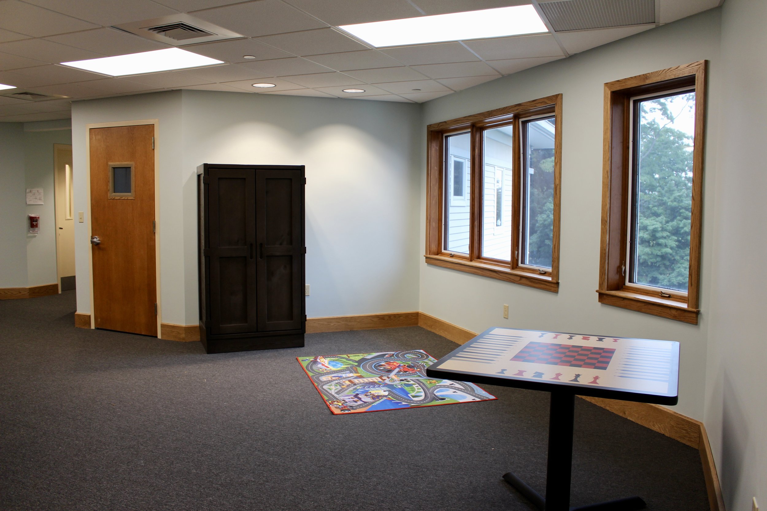 Game center/ Common space (Duet Chairs to come) Behavioral Health and Education Agency - Laminate game table Contract $364